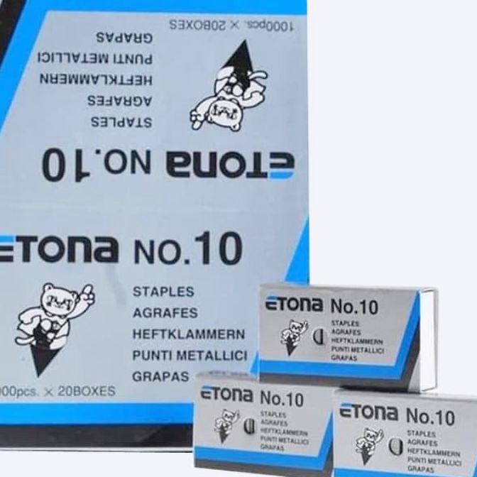 

Hemat Isi Staples Etona No1 1pak2 kotak