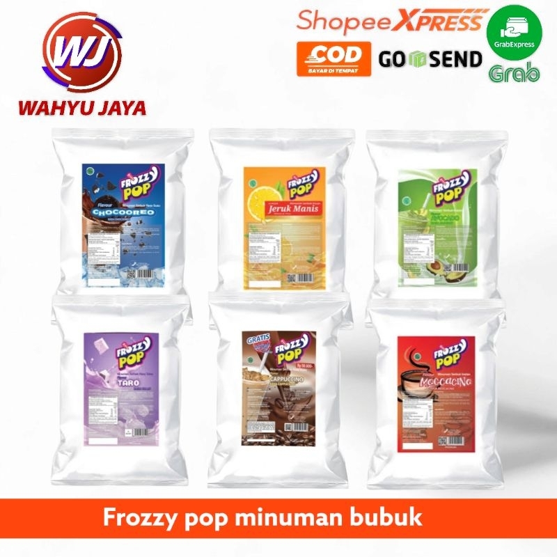 

Frozzy pop minuman bubuk 500gram varian rasa