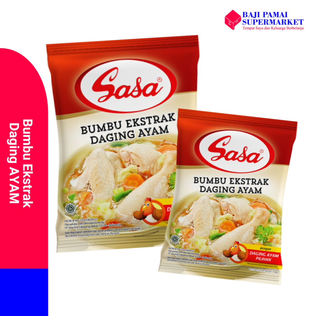 

Sasa Bumbu Ekstrak Daging Ayam / Bumbu Kaldu Ayam