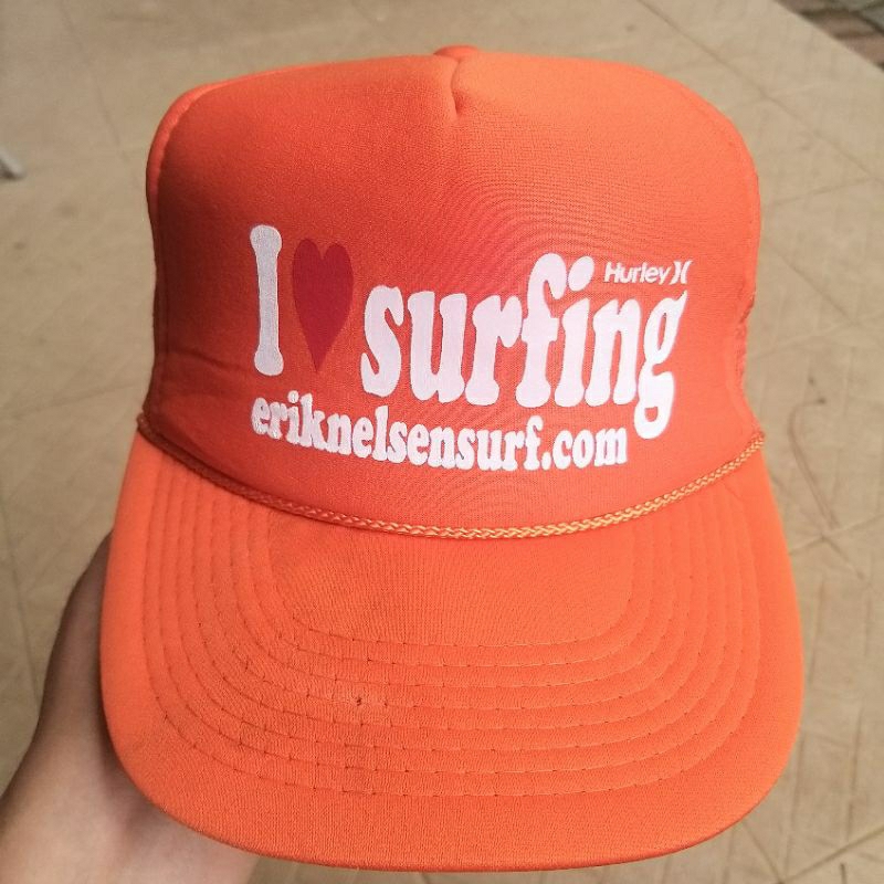 Topi Jaring / Trucker Hat OTTO art Surfing , x Hurley