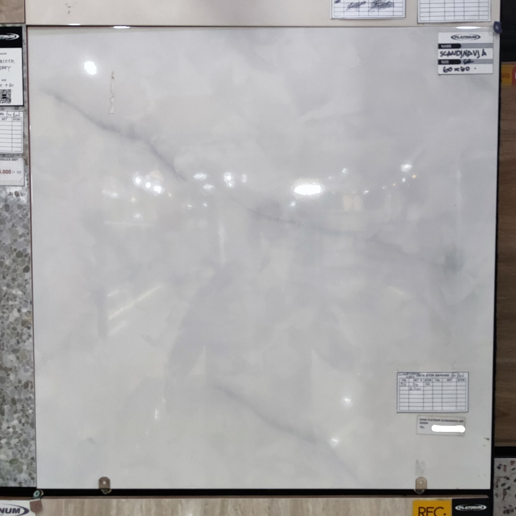 Keramik Lantai Halus 60x60 Platinum Scandinavia Grey