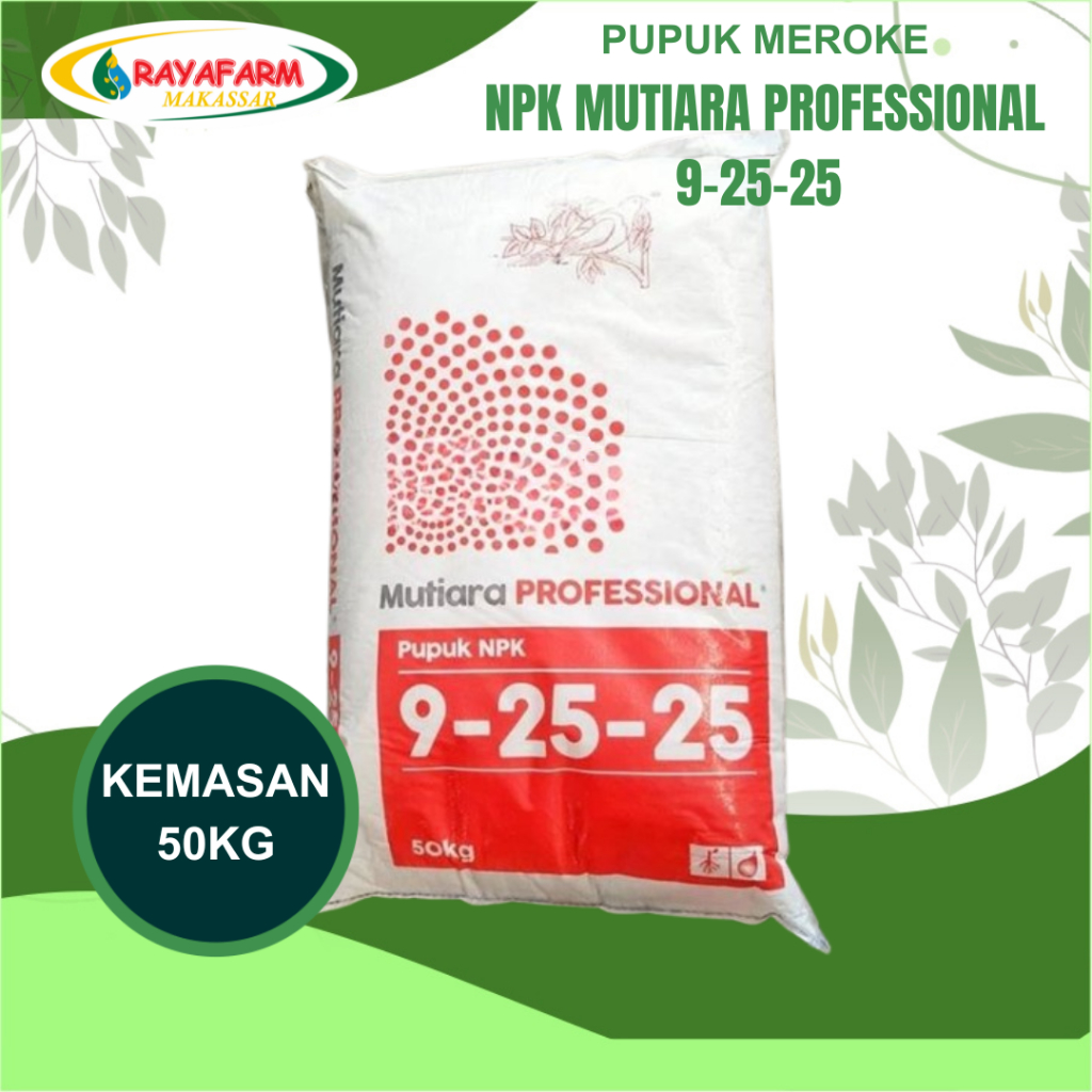 Pupuk Meroke NPK Mutiara Professional 9-25-25 50kg