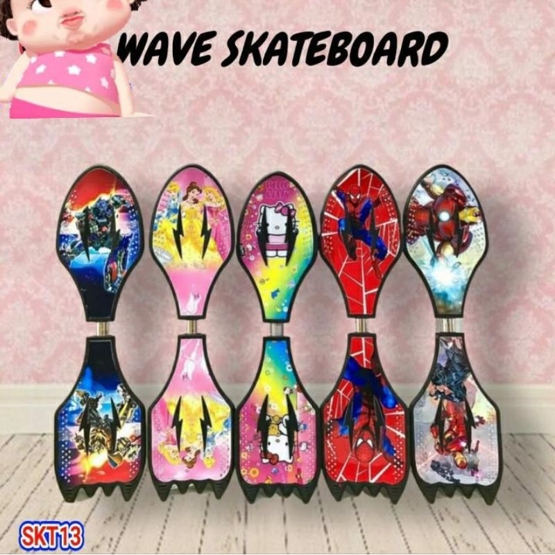 Wave Skateboard Goyang (Hulk)
