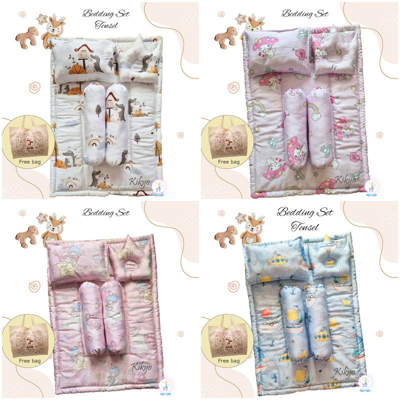 Bedding Set Baby Tensel Bed Set Bayi Bedcover Set Bayi Tensel
