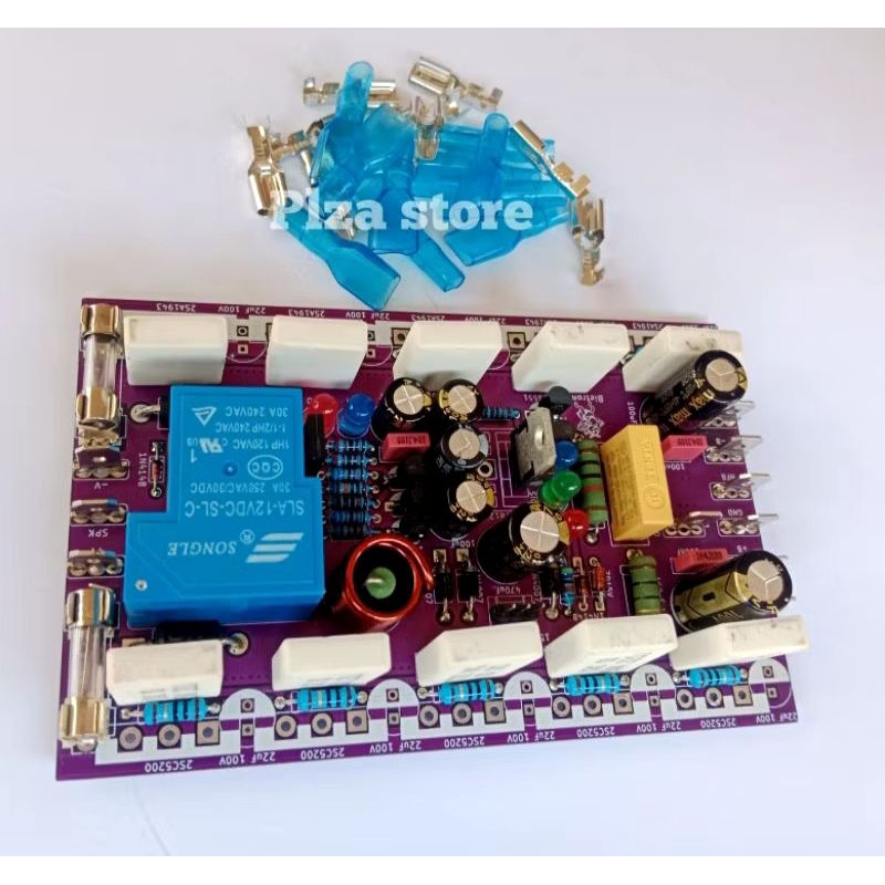 Pcb tr final 5 set toshiba lengkap protector led signal indikator pcb tr final 5 set plus protektor 