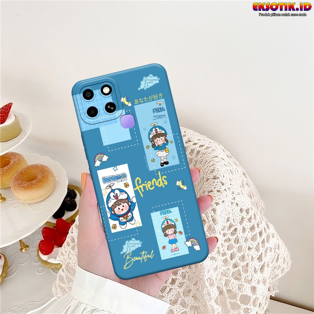 Case Infinix Smart 6 - Casing Infinix Smart 6 - Fashion Case - Silikon Infinix Smart 6  - Motif Kere