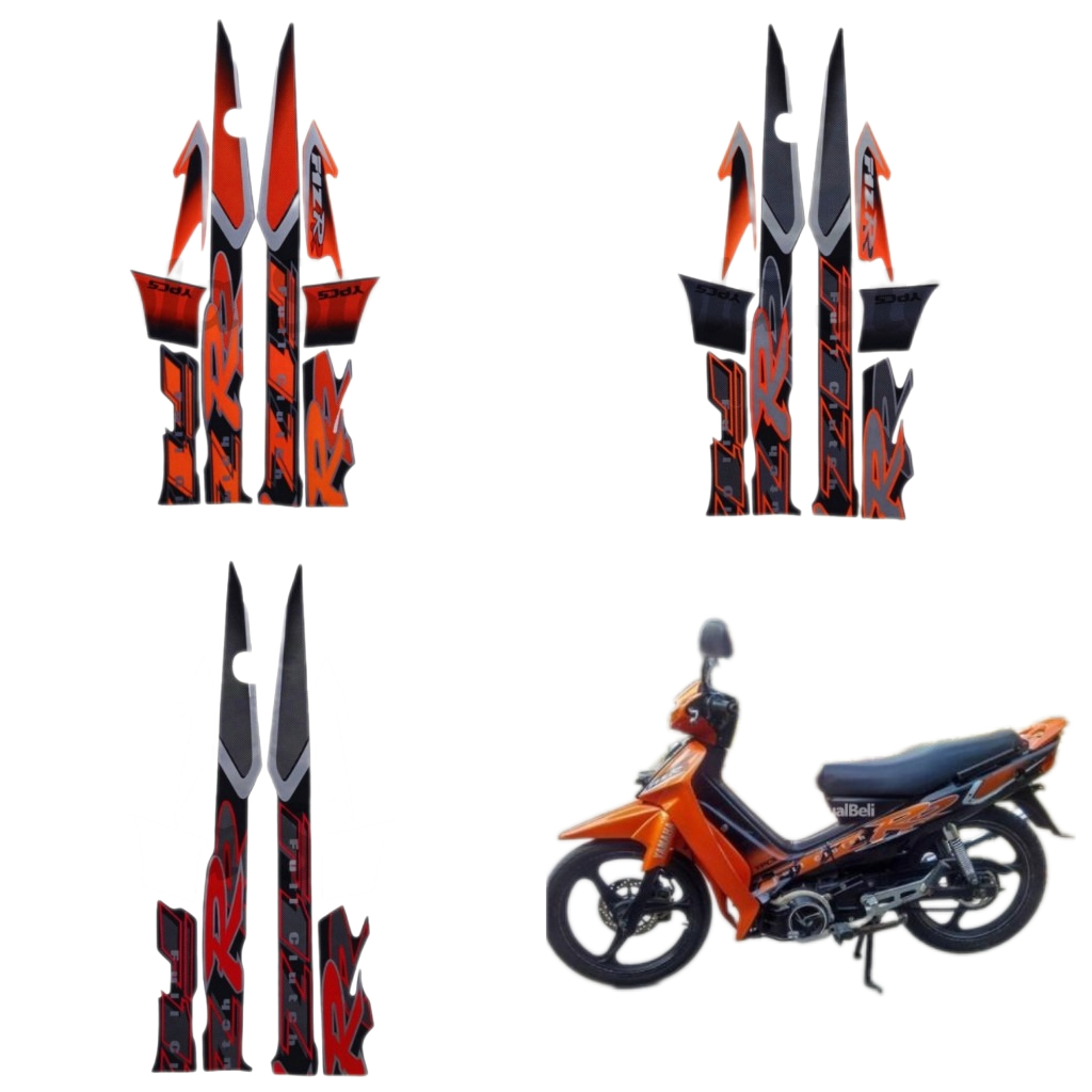 Stiker Striping Yamaha F1ZR F1 Zr 2002 Full Clutch List Body Motor Standart F1ZR 2002
