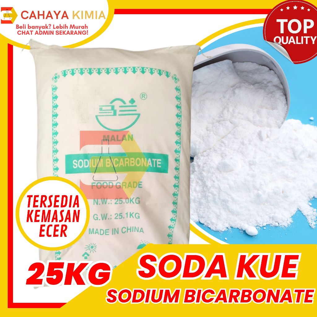 

Soda Kue (Sodium Bicarbonate) (Baking Soda) ex.RRC (MALAN) 1 zak (25 kg)