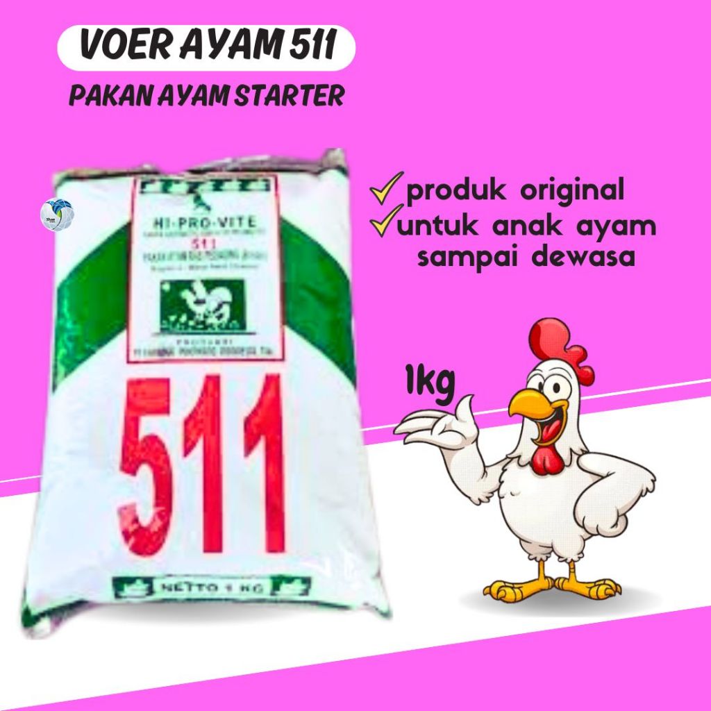 Voer Pur Pakan Ayam Hi Pro Vite 511 Charoen Pokphand