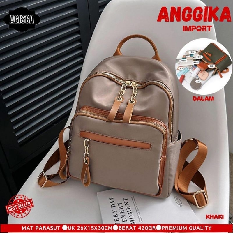 TAS GENDONG PARASUT TAS RANSEL IMPORT WANITA ANGGIKA