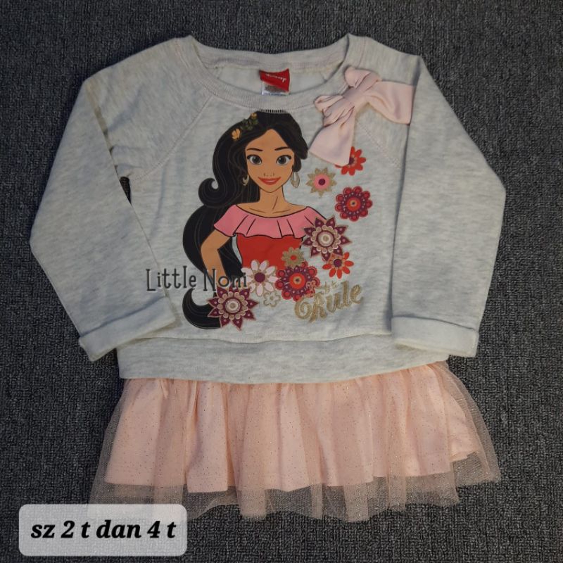 Dress Sweater lengan panjang rok tutu..Asha 2Y..NEW, NO PL