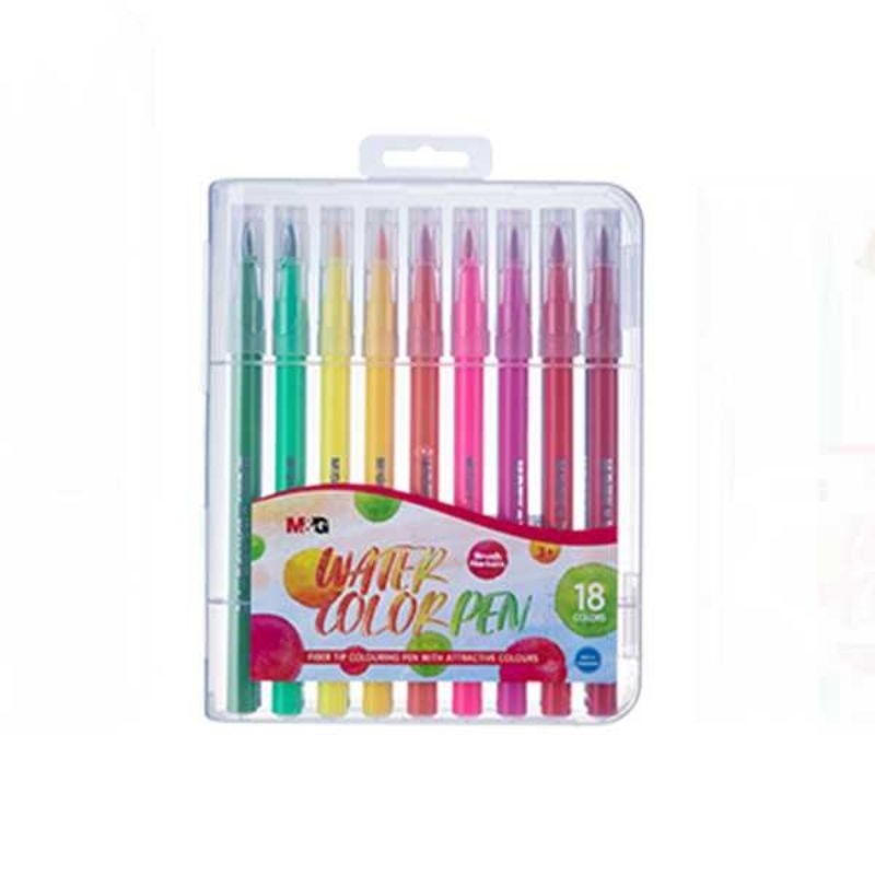 

WATERCOLOR PEN 18 COLOR / SOFT BRUSH WATER COLOR PEN M&G 18 WARNA ACP901CC