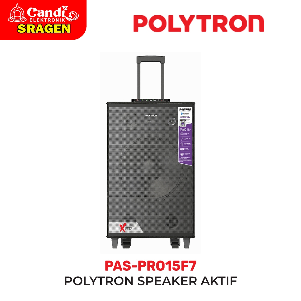 POLYTRON PAS-PRO15F7 Speaker Aktif Trolley 15 Inch