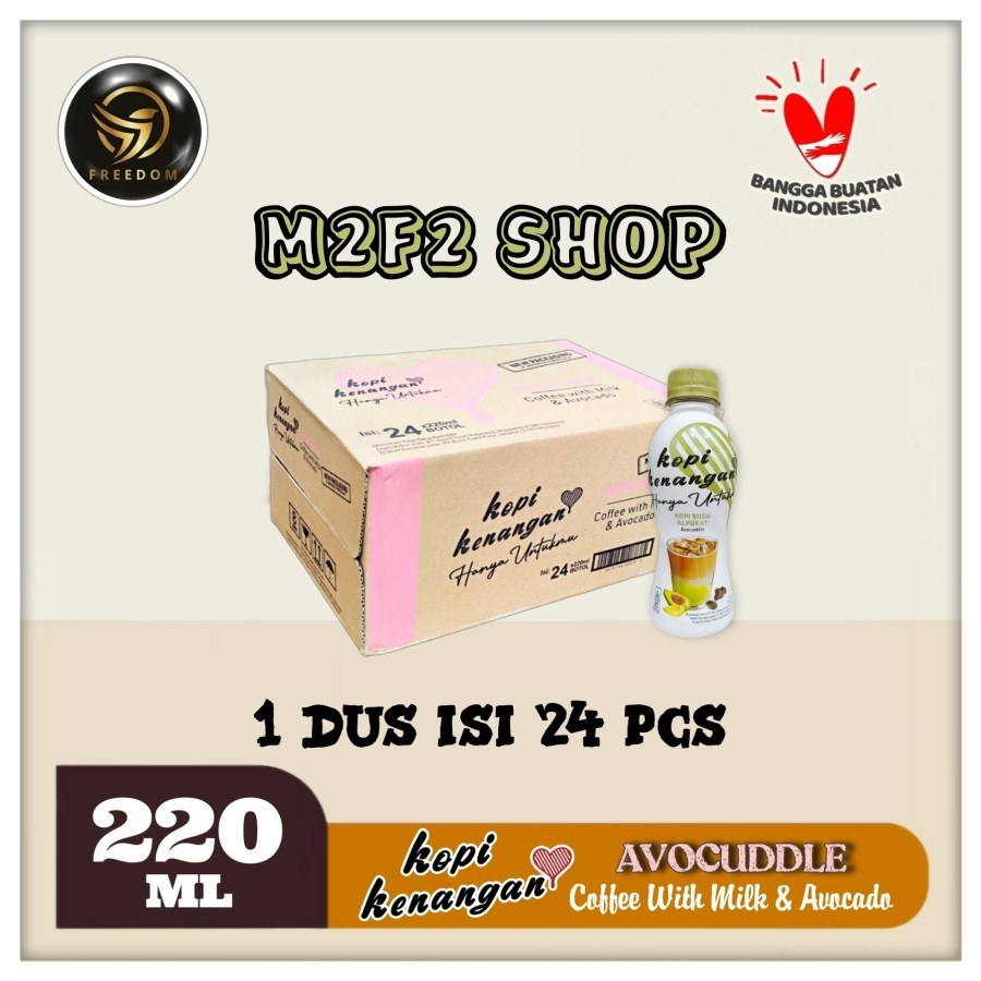 

Kopi Kenangan Avocuddle Coffee With Milk Avocado Pet - 220 ml (Kemasan Karton)