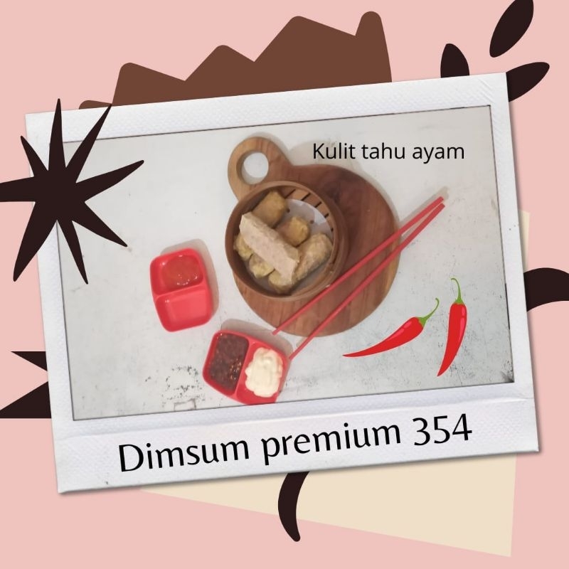 

Dimsam Kulit Tahu Ayam Premium (full daging + sedikit tepung) 10pcs HALAL