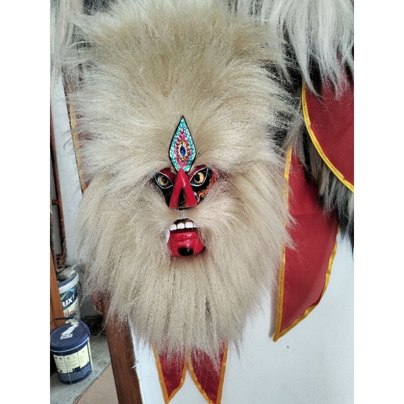 topeng bujang ganong super|| topeng ganongan reog Ponorogo rambut putih