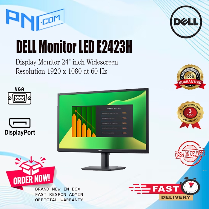 Dell Monitor E2423H 24" Inch 3YR