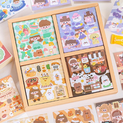 

Yu Xian Warm Days Shiny Deco Stickers Collection Box Set - Sticker Box Dekorasi Jurnal TZ 004 102