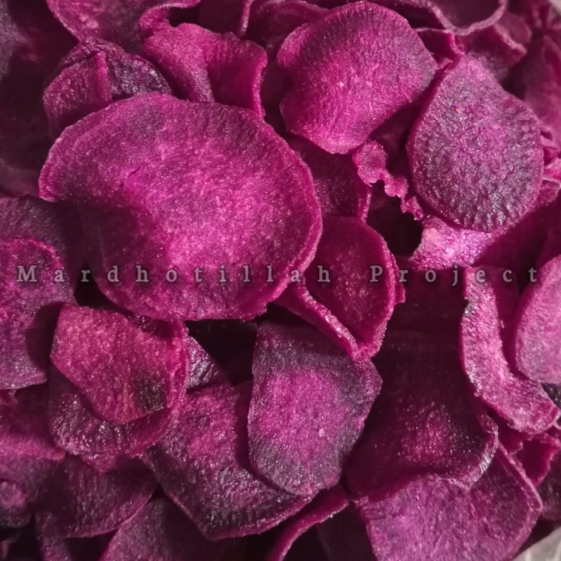 

Keripik ubi ungu manis 250g / keripik ubi ungu 250g