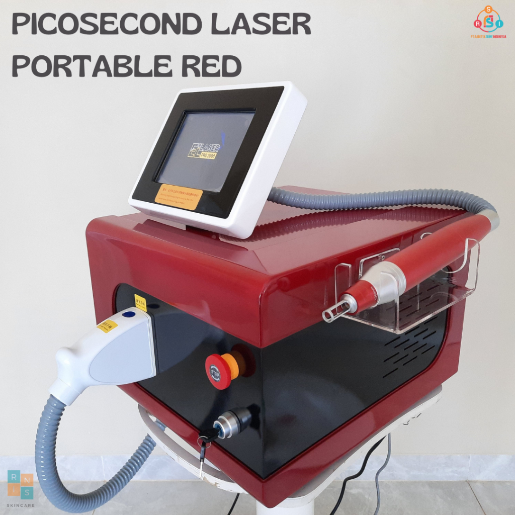 Pico laser portable ND Yag Laser 3 Headpiece 1064nm 532nm  Blackdoll  Penghilang Flek