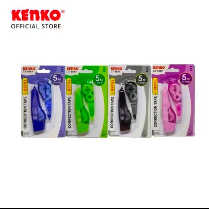 

KENKO CORRECTION TAPE CT-868R + REFILL ISI ULANG (5m x 5mm)