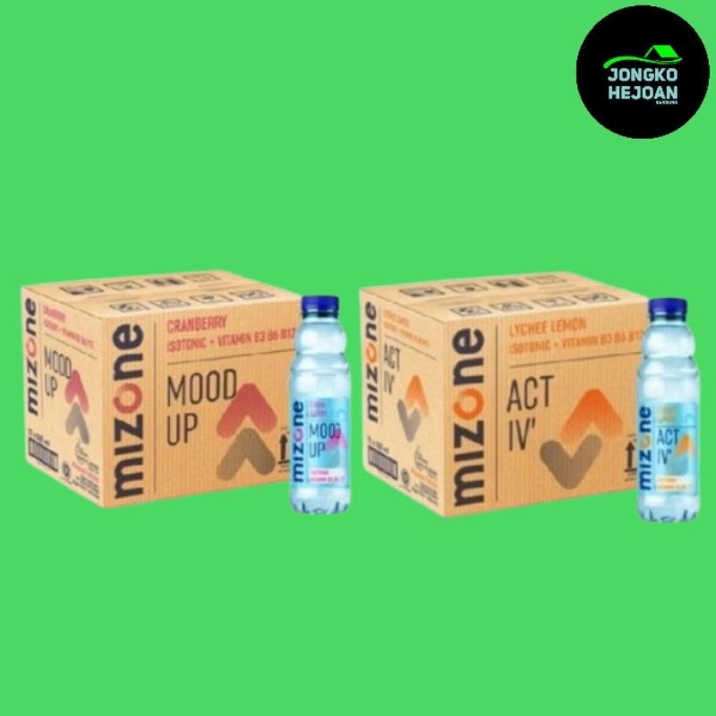 

Mizone Isotonik Botol 500 ML 1 Dus isi 12 Botol