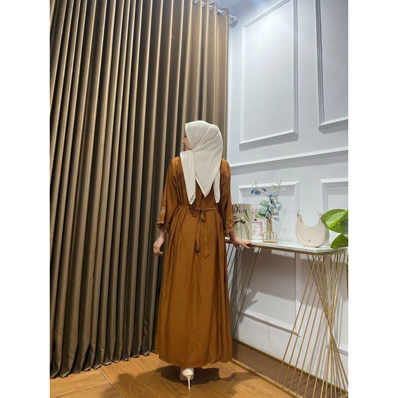 MIDI DRESS SAFA BORDIR GAMIS MIDI BORDIR