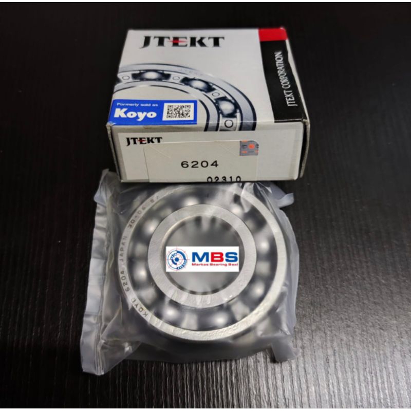 BALL BEARING 6204 MERK KOYO ASLI JAPAN 6204