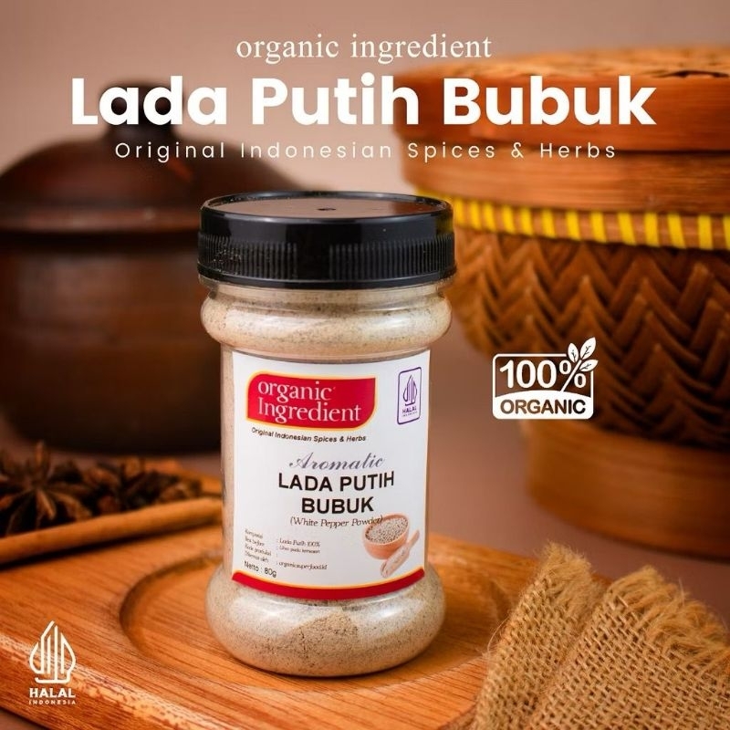 

Lada Putih Merica Bubuk Murni Original Rempah Indonesia Bumbu Dapur