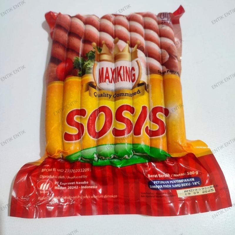 

Maxiking Sosis Ayam 500gr Maxi King