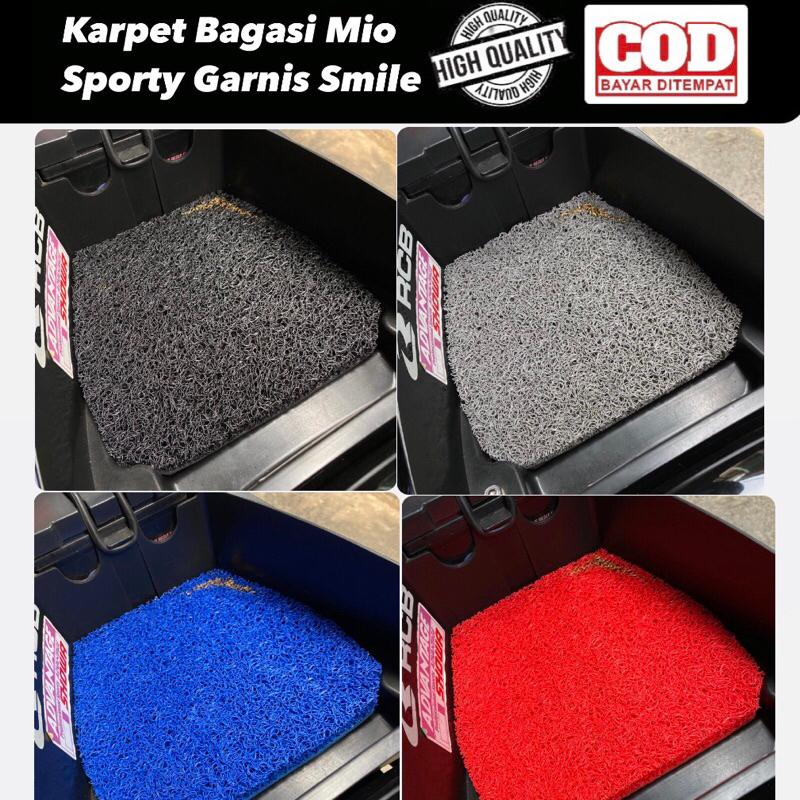 Karpet Bihun/Mie Bagasi Mio Sporty Garnis smile Karpet alas bagasi mio karpet bagasi variasi bagasi 