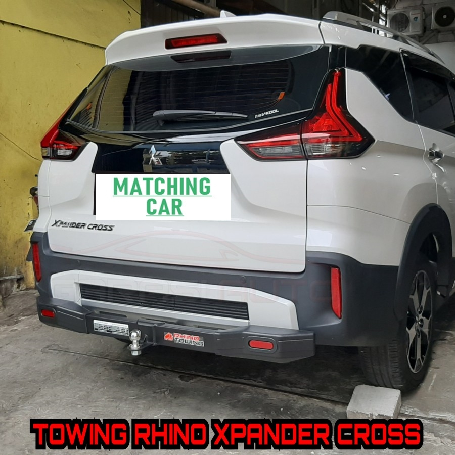 Paket Towing Bar Tanduk Bumper Xpander Depan Belakang Rhino Guard Besi