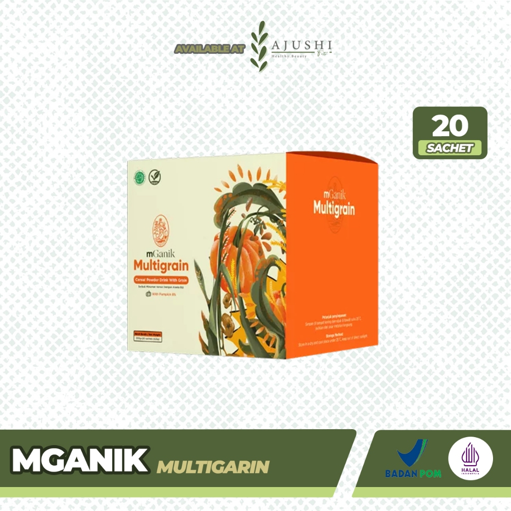 

Mganik Multigrain 500 Gram 20sachet Mganic M-Ganik Minuman Sereal Multigrain Gula Darah Diabetes