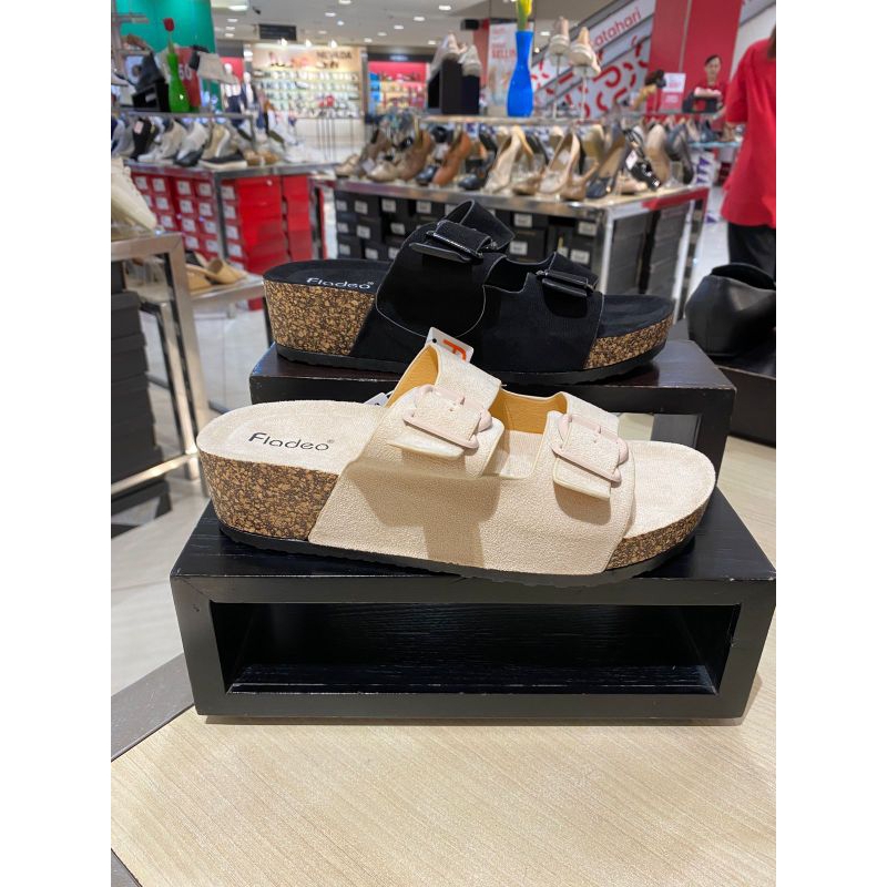 FLADEO ‼️ sandal wanita wedges hak 5cm comfort ringan