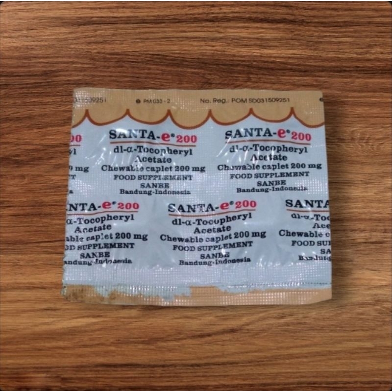 SANTA E 200 MG STRIP 4 TABLET