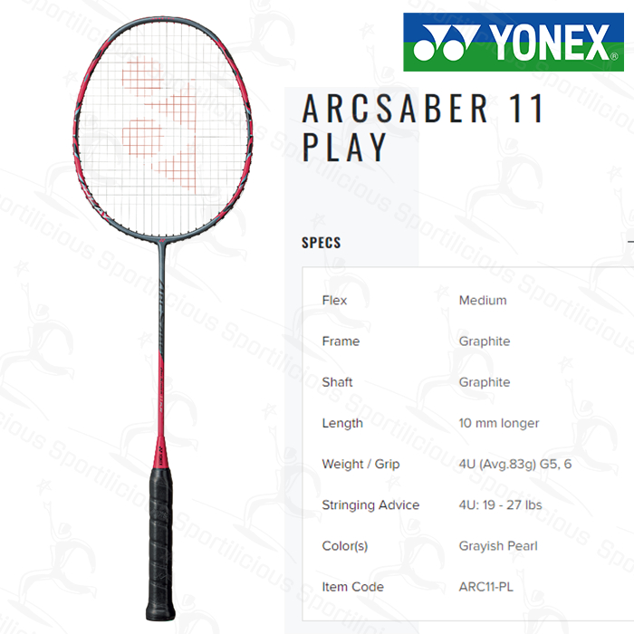 Raket Bulutangkis Yonex Arc Saber 11 Play Original