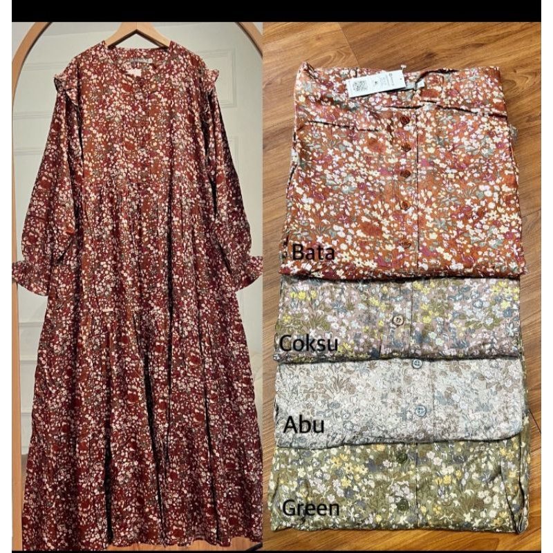 Gamis Ayla Gamis 2024 Gamis Viral Dress Ayla.. matt armani viscose premium HQ.. ld 110-120.. pb 140.