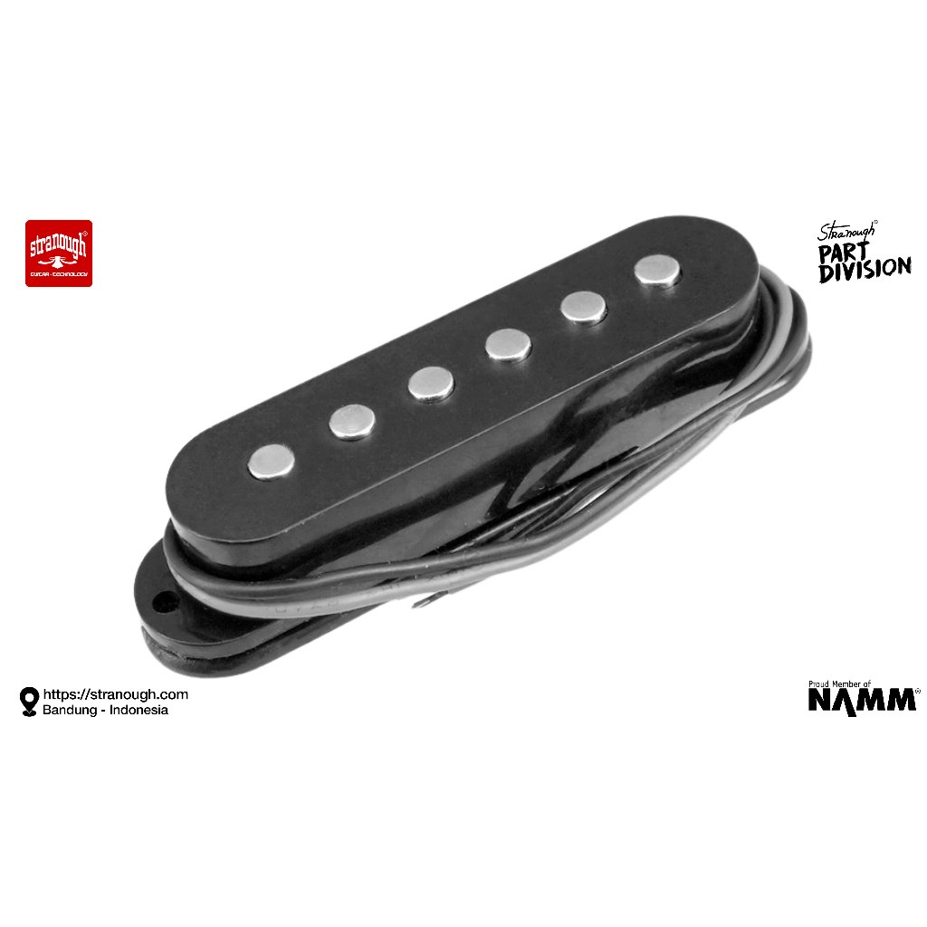 Single Coil Alnico V Pickup (Middle) Black