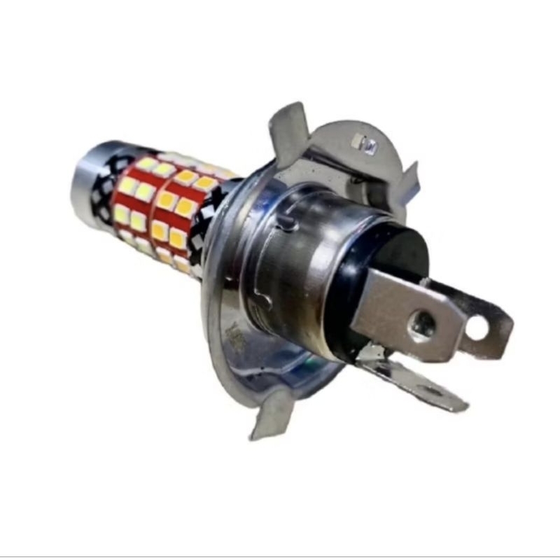 ORIGINAL LAMPU H4 LASER LS4 MONTER LED MOTOR H4 LASER 2 WARNA|LED H4 LASER MOTOR UNIVERSAL |BOHLAM L