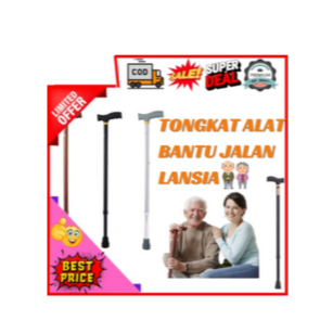BISA COD tongkat jalan lipat orang tua lansia tongkat lipat bantu jalan lansia orang tua manula kaki