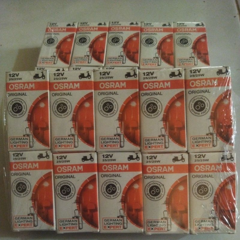 bohlam lampu depan motor 25/25w osram 1pis murah