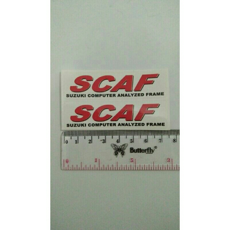 Sticker Scaf Monoshock Satria 2 tak