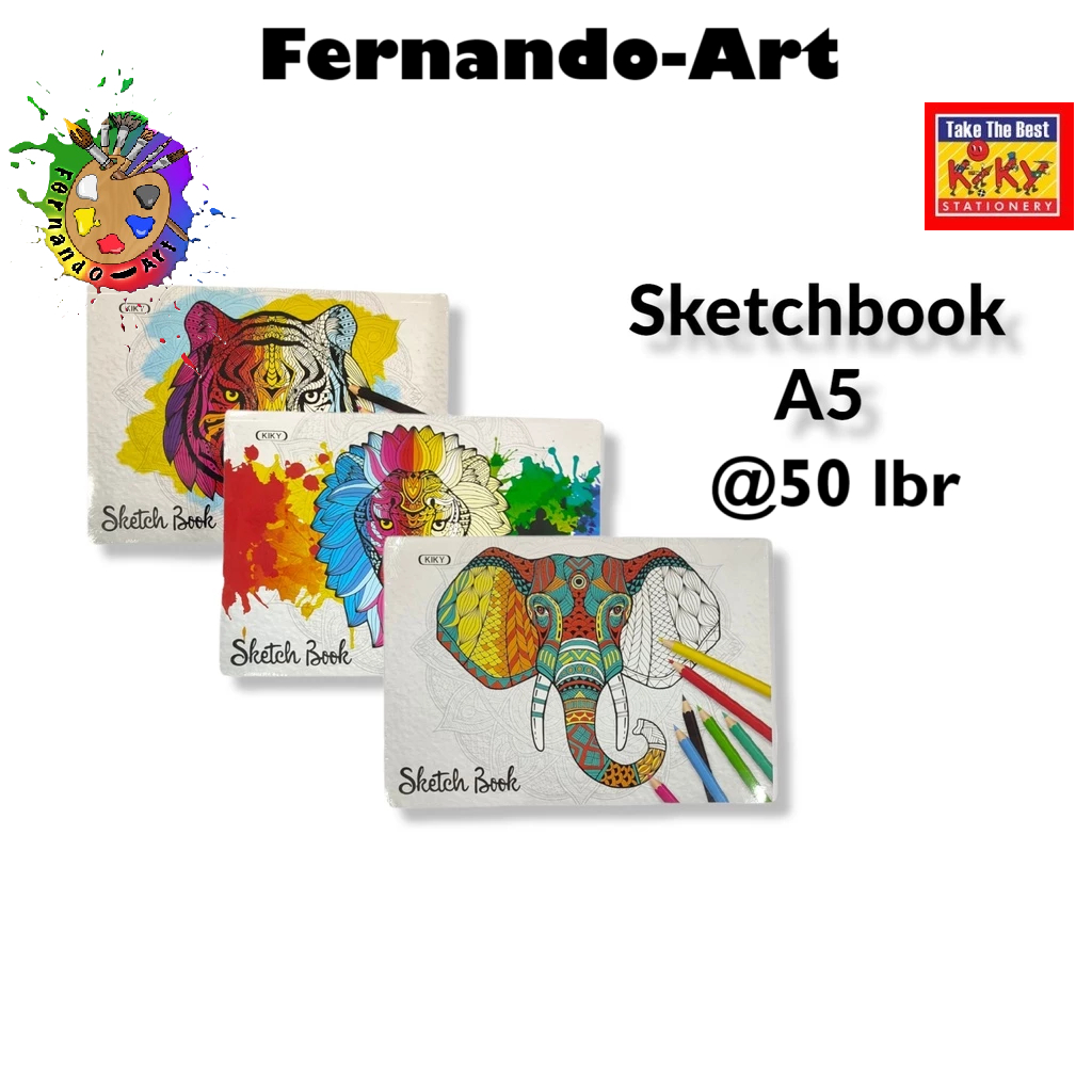 

sketch Book / Buku Gambar A5 Kiky @50lbr