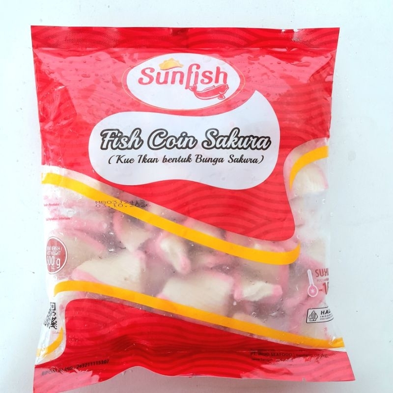 

SUNFISH fish coin sakura 500gr