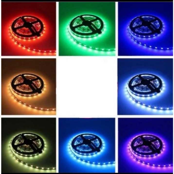 LED STRIP 3528 DC 12V 5M FULL WATERPROOF LAMPU PLAFON LAMPU
