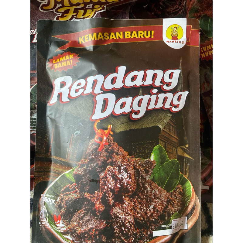 (Ready siap kirim) Rendang Mama Fuji 700gr HALAL ORIGINAL