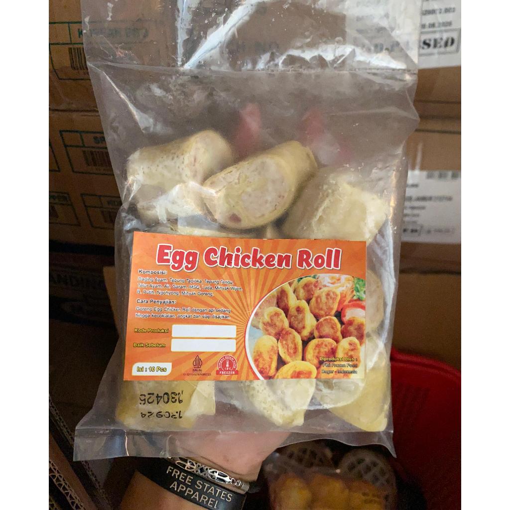 

Bento Fitri Egg Chicken roll isi 10