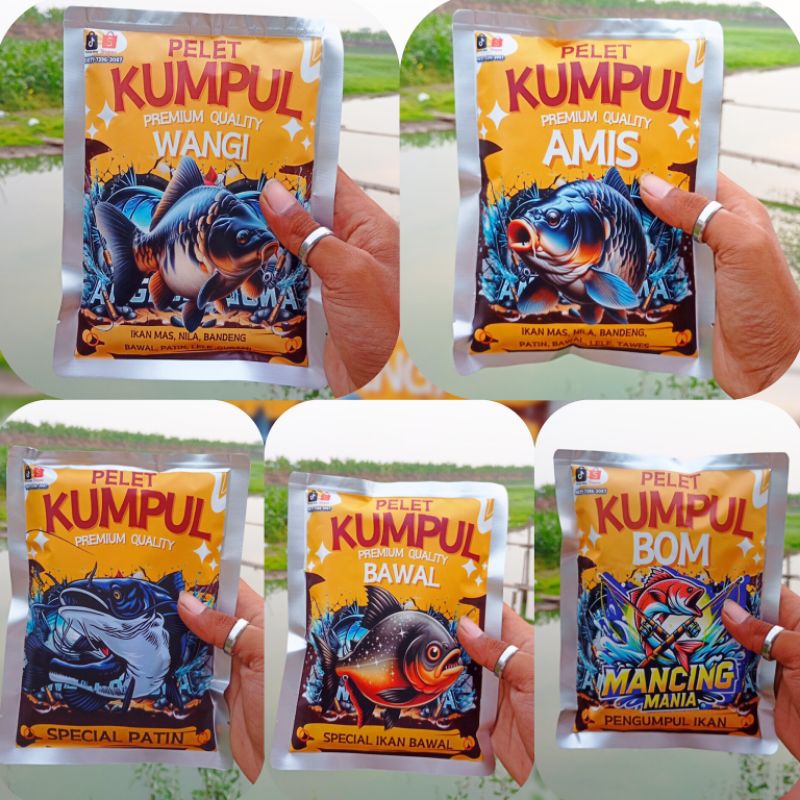 PELET KUMPUL PREMIUM QUALITY || umpan ikan mas nila patin bawal paling gacor
