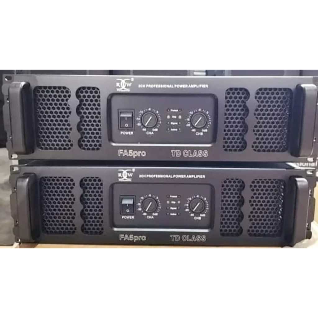 POWER AMPLIFIER RDW FA 5 PRO CLASS TD POWER RDW FA5PRO TD CLASS