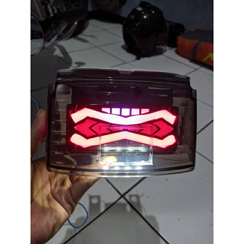 stoplamp gl pro/max lampu led belakang gl kotak